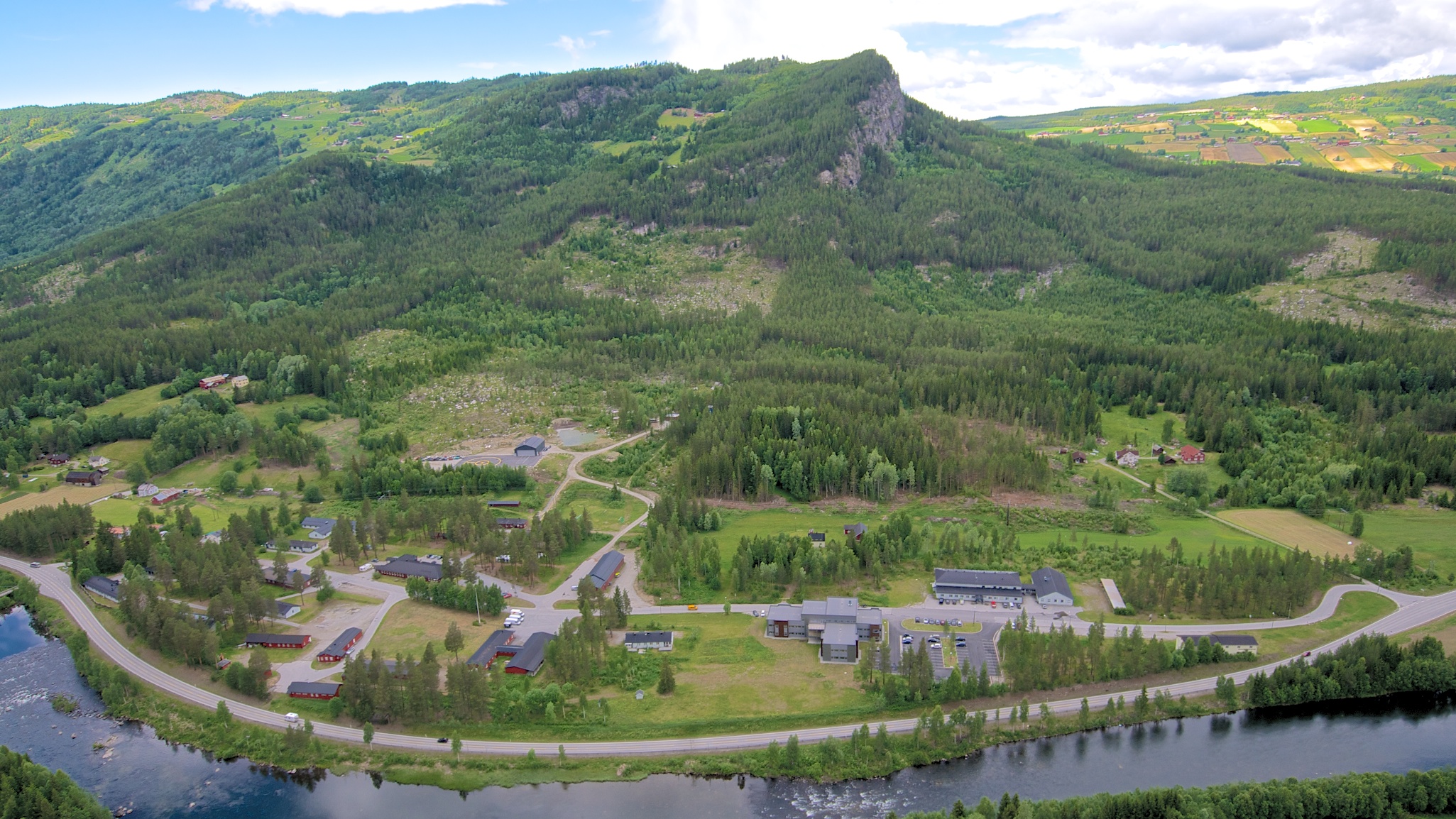 Flyfoto over området 20. juni 2014